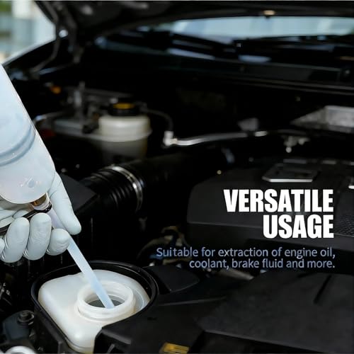 0.2L Manual Fluid Transfer Pump, Multi-Purpose Fluid Extractor and Oil Filling Pump for Vehicles