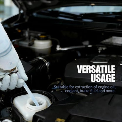 0.2L Manual Fluid Transfer Pump, Multi-Purpose Fluid Extractor and Oil Filling Pump for Vehicles