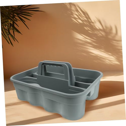 ULTECHNOVO Handheld Cleaning Tote Plastic Bin Storage Cleaning Supplies Organizer Car Detailing Tools Holder Portable Bathroom Tote