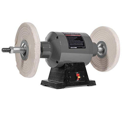 XtremepowerUS Dual Buffer Benchtop Buffer Grinder Polisher Buff Polishing Grinder Machine for Metal, Jade, Jewelry, Knife, Wood (10" Buffer Grinder) - size: 10" Buffer Grinder