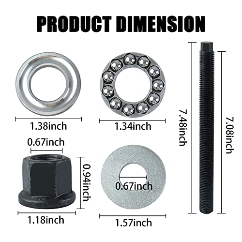 LS Harmonic Balancer Installation Tool Compatible with GM 1997-UP V8 LS1 LS2 LS3 LS4 LSX LSA LS6 LQ4 LQ9 Upgraded Crank Pulley Install Tool with Three-Part Thrust Bearing - size: With Three-Part Thrust Bearing