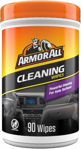 Armor All Car Cleaning Wipes, Wipes for Car Interior and Car-Exterior, 90-Wipes Each (Pack of 6) - size: 90ct (Pack of 6)