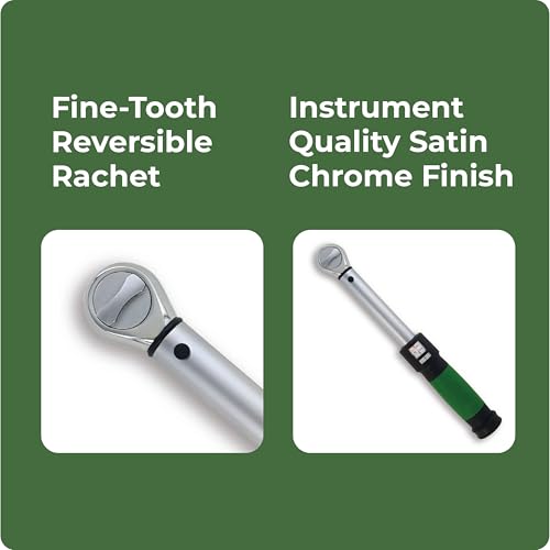 Click-Style Torque Wrench - ⅜” Drive 50 - 250 in. lbs. (5.65–28.25 n.m.) 45 Tooth Ratchet Socket Wrench for Mechanic Tool Set, Easy Read Scale & Ergonomic Grip, Professional Hand Tools for Repairs - size: 3/8-Inch, style: 50-250 in.-lb