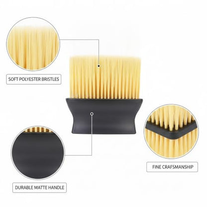 Car Interior Detailing Brush Set - Soft Bristle Cleaning Tool for Air Vents, Dashboard & Console (3 Pack) - size: 4.92 x 4.02 x 2.76 in