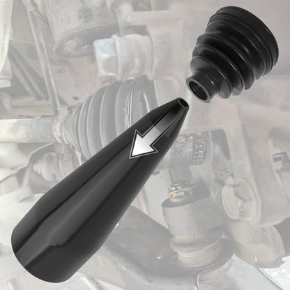 CV Boot Tool Cone Mounting Accessories,Smooth CV Boot Expander Tool for Stretching and Mounting the Boots,Professional Automotive Tools with Large Opening OD 4.3" for Auto Axle Boots