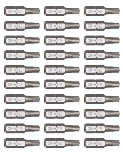 ROTATION 30Pcs T25 Bit Set, Impact Grade Phillips Bit Set, 1/4" Hex Shank | Chrome Vanadium Steel, Impact Grade, Phillips Bit Set - color: T25