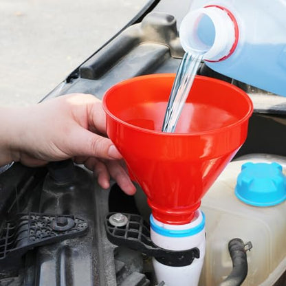 Wide Mouth Oil Funnel Flexible Fuel Funnel with Long Hose Funnels for Automotive Use Car Funnel for Engine Gas Gasoline Diesel Fluid Liquid (1)