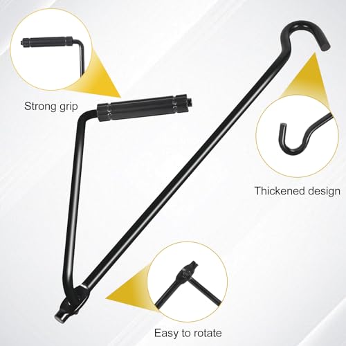 Scissor Jack Handle, 14.1 Inches Professional Jack Handle Replacement Tool, Durable Auto Wheel Jack for Cars, SUV, Truck and Trailers