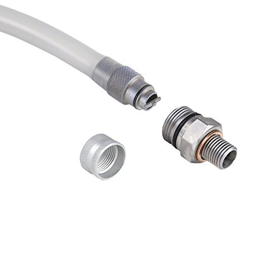 Stahlbus Oil Drain Valve Plug 3/4 inches-24UNSx12mm Steel - CLEAN, EASY, NO TOOL Oil Change - Includes Oil Drain Plug, Washer, Cap, Connector, Silicone Hose - size: 3/4 inches-24UNSx12mm