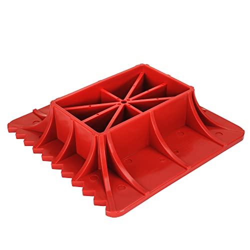 Seven Sparta Off-Road Base Stand Compatible with Hi Lift Jack PP Pad to Alleviate Jack Hoisting Sinkage - style: Red Base