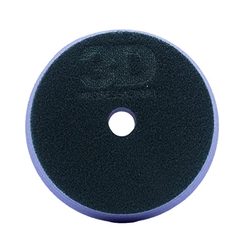 3D Light Purple Foam Polishing Pad | Professional Grade Foam for Polish, Glaze, Wax | Maximizes Paint Gloss | Car Care Detailing | Superior Finish for Automotive Painted Surfaces | 5.5” Round - color: Light Purple