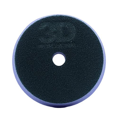 3D Light Purple Foam Polishing Pad | Professional Grade Foam for Polish, Glaze, Wax | Maximizes Paint Gloss | Car Care Detailing | Superior Finish for Automotive Painted Surfaces | 5.5” Round - color: Light Purple