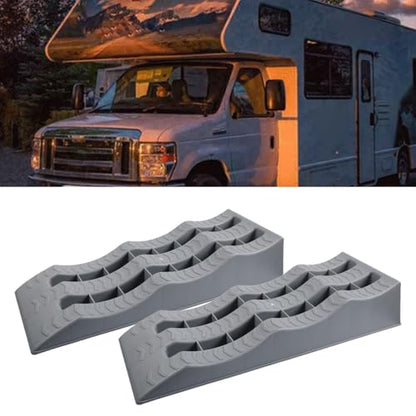 2 Pieces Automotive Leveling Ramps Raising Auto Stabilizer on Uneven Ground