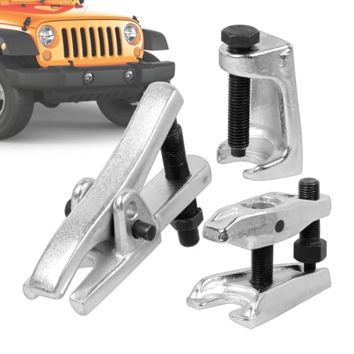 Ball Joint Separator Tool 3-Piece Heavy Duty Precision Alloy Professional | Car Tie Rod End Remover Ball Joint Puller for Truck RV SUV Sedan Home Garage Workshop Repair