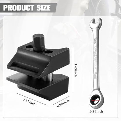 Car Suspension Strut Split Spreader Tool, Heavy-Duty Dual-End Strut Hub Steering Knuckle Spreader with Socket Tool, Auto Suspension Split Lower Ball Joint Separator, Fits Most Vehicle