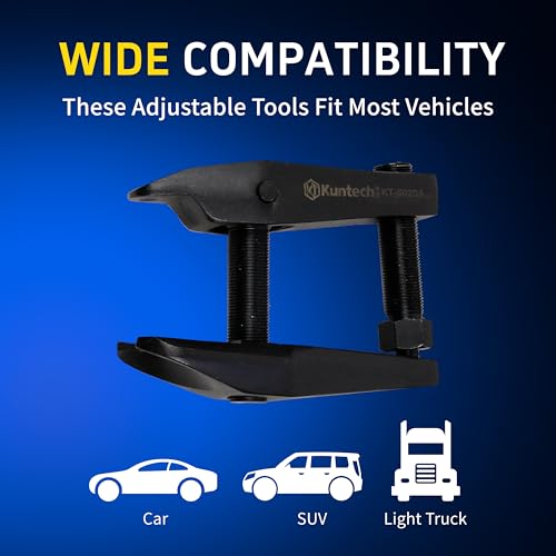 Kuntech Ball Joint Separator Kit, Heavy Duty Tie Rod Removal Tools Compatible with BMW Benz, Ball Joint Removal Tools 22mm 24mm 27mm 32mm 36mm