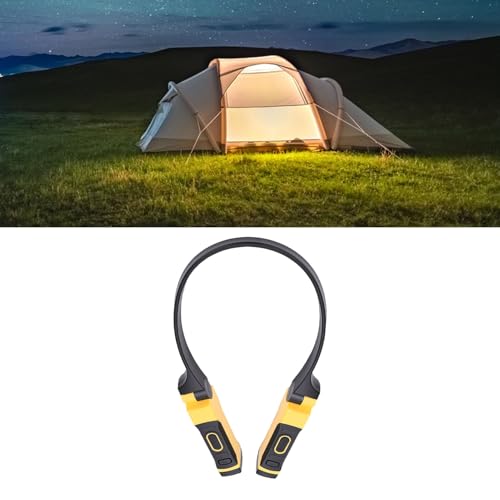 Fockety LED Neck Light, USB Charging High Brightness Rechargeable Neck Flashlight Work Light, Reading Work Lamp for Repair Mechanics Men Women