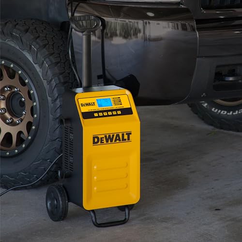DeWalt DXAEC200 Rolling 40 Amp Battery Charger for Vehicles | 200 Amp Engine Start, 40 Amp Charger, 3 Amp Maintainer - size: 40 Amp