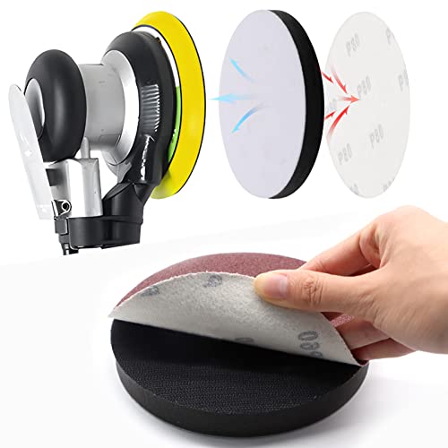 3 Pack Interface Pads, 6 Inch Hook and Loop Soft Density Sponge Cushion Buffer Backing Pad, Foam Sanding Interface Pads for Orbital Sander Automotive Woodworking Polishing - size: 6 inch - 3 Pack