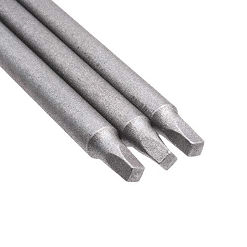 Yakamoz 10pcs 1/4-Inch Shank Long Magnetic Square Head Screwdriver Bit Set SQ2 Square Driver Bits Power Tools 5.9 Inch Length - size: SQ2