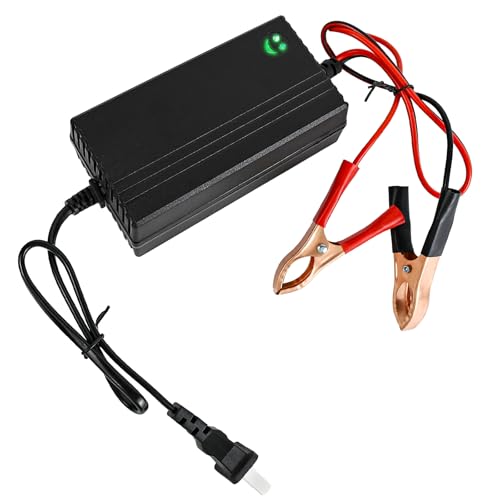Car Battery Charger, 12V Battery Charger Maintainer Trickle Charger with Smart 3 Stage Charging and Power Indicator, Battery Chargers Maintainer for Car Motorcycle RV Boat SUV