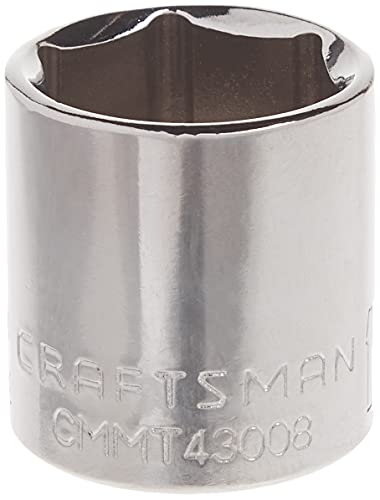 CRAFTSMAN Shallow Socket, SAE, 3/8-Inch Drive, 13/16-Inch, 6-Point (CMMT43008) - size: 13/16"
