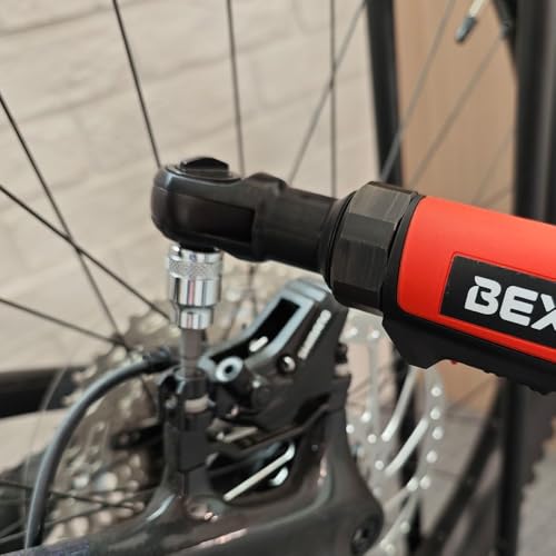 BEX 3/8" portable slim electric ratchet USB charging mini electric ratchet pocket tools cabinet assembly bicycle repair Rechargeable light torque Ratchet Wrench for faster screw fastening