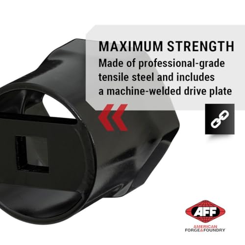 AFF 3/4" Drive Wheel Bearing Locknut Socket (Available in 6 or 8 Points & Multiple Sizes) - size: 5-1/4", style: 6 Point
