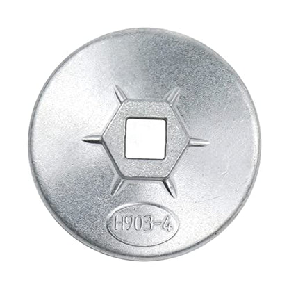 Oil Filter Cap Wrench 74mm Max Inner Dia Aluminum Alloy 14 Flute Model 903-4 - size: Model 903-4