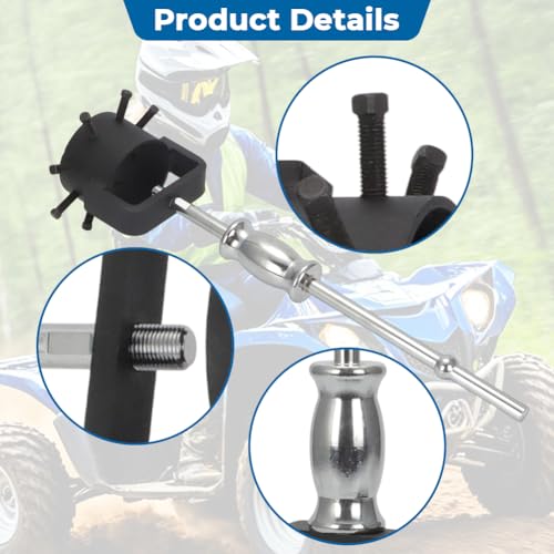 CV Axle Puller Tool 8 Bolt for Polaris RZR Can Am UTV ATV | 8 Bolt Hole Design, Heavy Duty Steel Construction, Removes Stubborn CV Joints And Axles, For Polaris RZR Can Am KRX UTV ATV