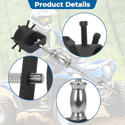 CV Axle Puller Tool 8 Bolt for Polaris RZR Can Am UTV ATV | 8 Bolt Hole Design, Heavy Duty Steel Construction, Removes Stubborn CV Joints And Axles, For Polaris RZR Can Am KRX UTV ATV