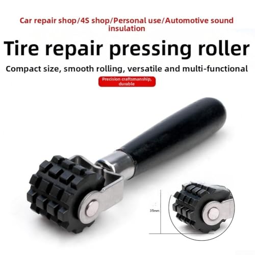 Tire Repair Roller Tool for Cold Patch Application, Offering Reliable Pressing Performance to Secure Tire Patches and Prevent Air Leakage