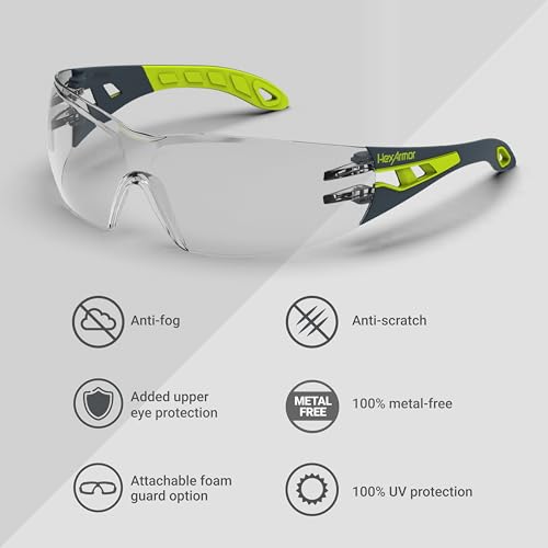 HexArmor MX200 Safety Glasses - color: Clear