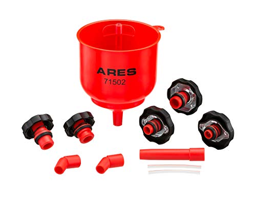 ARES 71502 No-Spill Coolant Funnel Kit, Eliminates Air Pockets | Eliminates trapped air pockets and squeaky belts due to overflow.