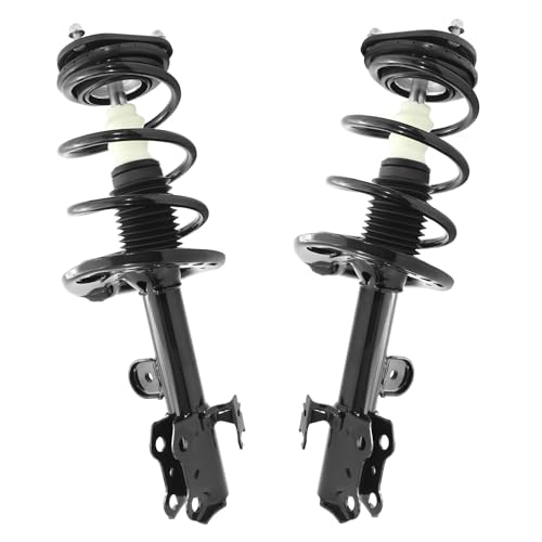 Detroit Axle - 4pc Front Struts Suspension Kit for Toyota 2013-2018 RAV4, 2 Struts with Coil Spring 2 Sway Bar End Links 2014 2015 2016 2017 Replacement - size: 4QS54051/ sway kit
