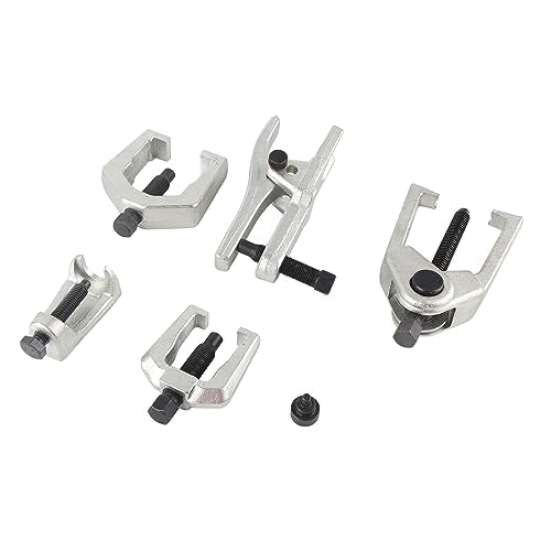 Brilluxa Suspension Tool Set, 5-Piece Ball Joint Separator and Tie Rod Puller Kit, Front-End Service Tools for Removing Steering Knuckles, Pitman Arms and Suspension Joints
