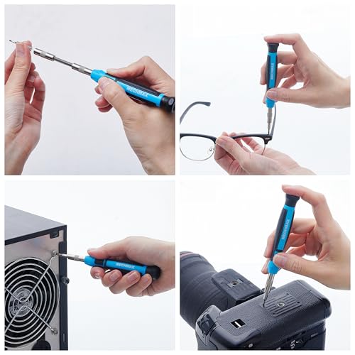 MECHMAX 68-Piece Ratcheting Screwdriver Set with Bits & Sockets | Precision tool kit with sockets & compact injection storage case. Ideal for household DIY, furniture assembly & repair