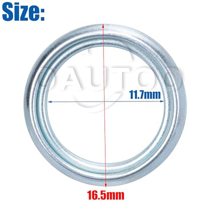 12pcs Automatic Transmission Pan Drain Plug with Gasket Kit for Toyota 90341-10021, 35178-30010 4Runner Fj Cruiser Land Cruiser Sequoia Tacoma Tundra fits Lexus GS GX is LC LS LX RC SC 2003-On