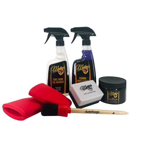 McKee's 37 Ceramic Wheel Cleaning and Sealant (High-Temp Brake Dust Repellent) Kit, Wheel Clean/Seal kit (sio2 Ceramic Series) (MKCS-Wheel) - size: Wheel Clean/Seal Kit (SiO2 Ceramic Series)