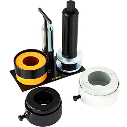 VEVOR Carrier & Pinion Bearing Puller, Compatible with Dana 30,40,50,60,70, 80, Ford 10.25" Bearings, Pinion Puller Tool with 3 Clamshells, 45# Steel Clamshell Bearing Puller for Auto Repair - style: 2-Piece Bearing