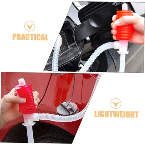 Mobestech 2pcs Manual Siphon Hose Kit for Cars Transfer Water Syphon Hose for Efficient and Fluid Transfers Automotive Accessory Design