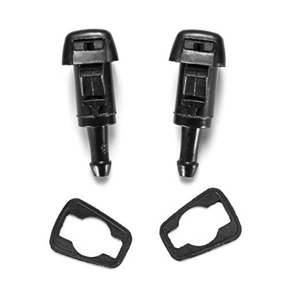 Front Windshield Washer Nozzles - for Dodge, Jeep, Ram - Replaces OEM #: 4805742AB, Spray Jet Kit (pack of 2) A7860F