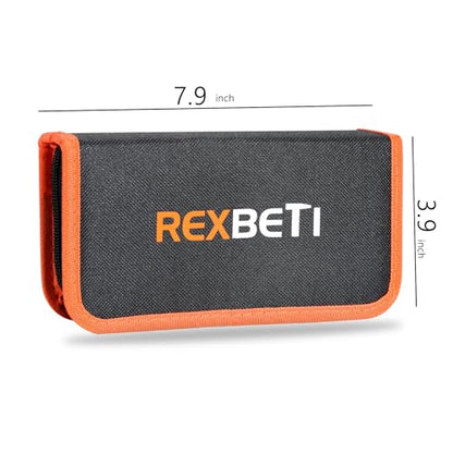 REXBETI 19Pcs Metal Needle File Set, Small Diamond Files, 12Pcs Jewlers Files and Steel Files for Precision Metal and Woodworking with 6Pcs Sandpaper, Metal Brush and Carry Case - style: 13PCS