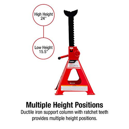 Sunex 1006A 6-Ton Jack Stand Pair