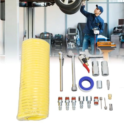 20Pcs Air Blow Accessory Set Stainless Steel Quick Connect Multifunctional Pneumatic Tools Kit