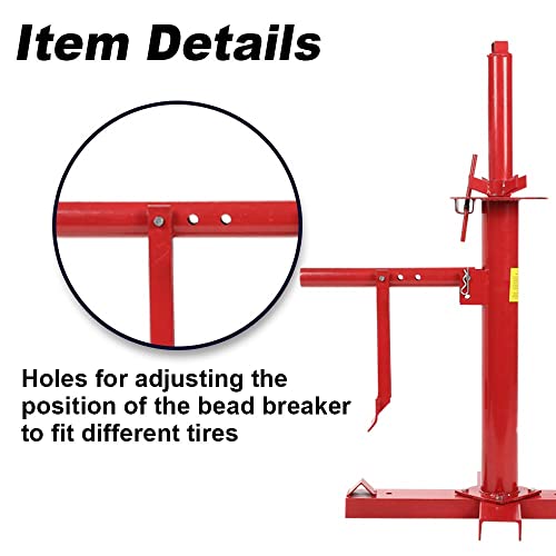 G-PLUS Manual Tire Changer, Tire Bead Breaker, Portable Hand Tool Manual | Compatible with Garage & Auto Shop