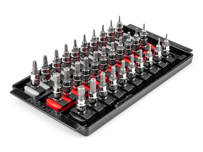TEKTON Hex and Torx Bit Socket Set, 31-Piece | SHB90204