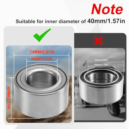Sporacingrts Front & Rear Wheel Bearing Tool Kit for Polaris Sportsman XP 550 850 1000, Ranger 500 570 700 800 900 1000, RZR 570 900 1000, Scrambler 850 1000 – Hub Press Install Removal Press Tools