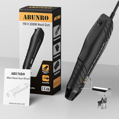 Heat Gun, Uptdae Version 110V 300W Mini Handheld Hot Air Gun with 6.6ft Cable, Portable Heat Gun For Crafting, Embossing, Shrink Wrapping PVC, Drying Paint, Clay, Rubber Stamp | 6.6ft Cable, Portable, For Crafting, Embossing, Shrink Wrapping PVC, Drying P