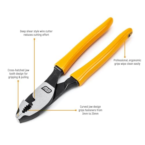 GEARWRENCH 6 Inch Dipped Handle Slip Joint Plier - 82174 - size: 6", style: Slip Joint